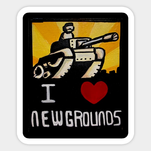 newgrounds love Sticker by deadrealitys